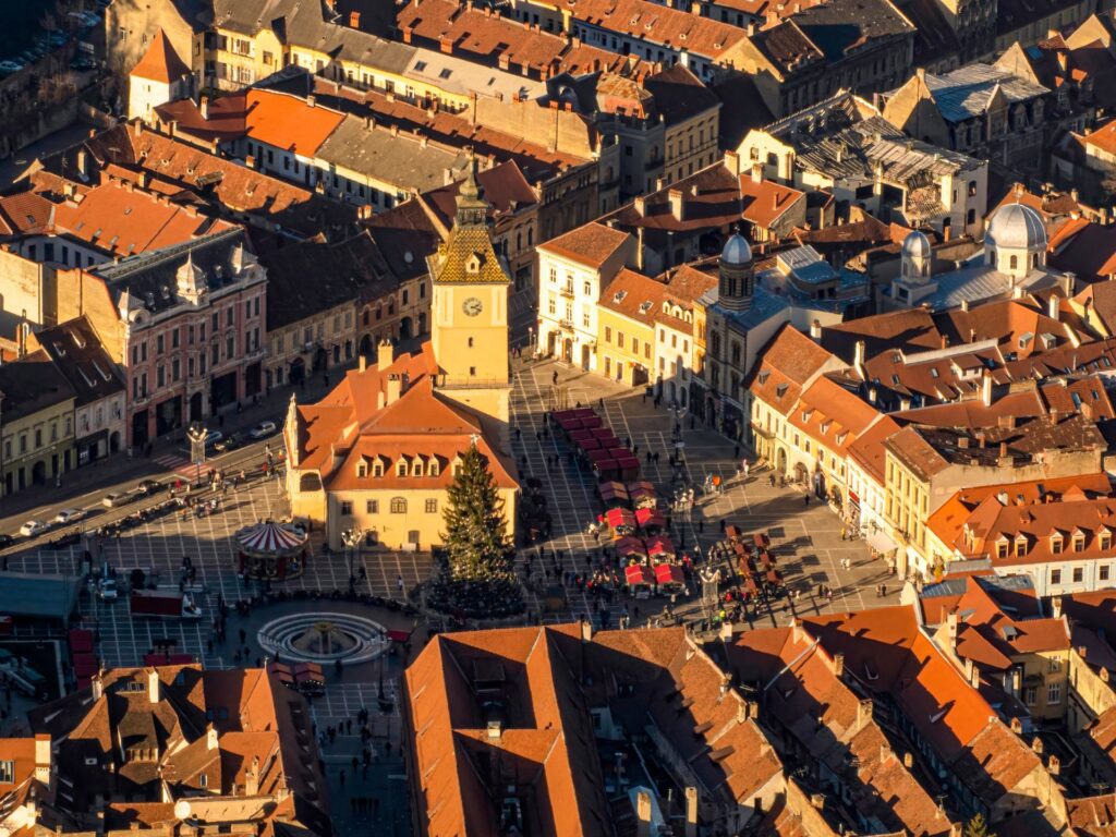 Centro histórico de Brasov viaje a Rumanía