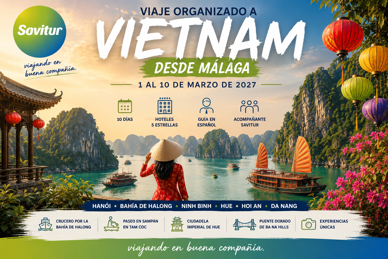 Vietnam desde Málaga marzo 2027