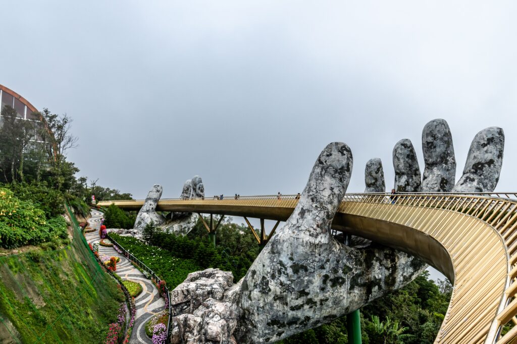 Puente Dorado de Ba Na Hills en Da Nang